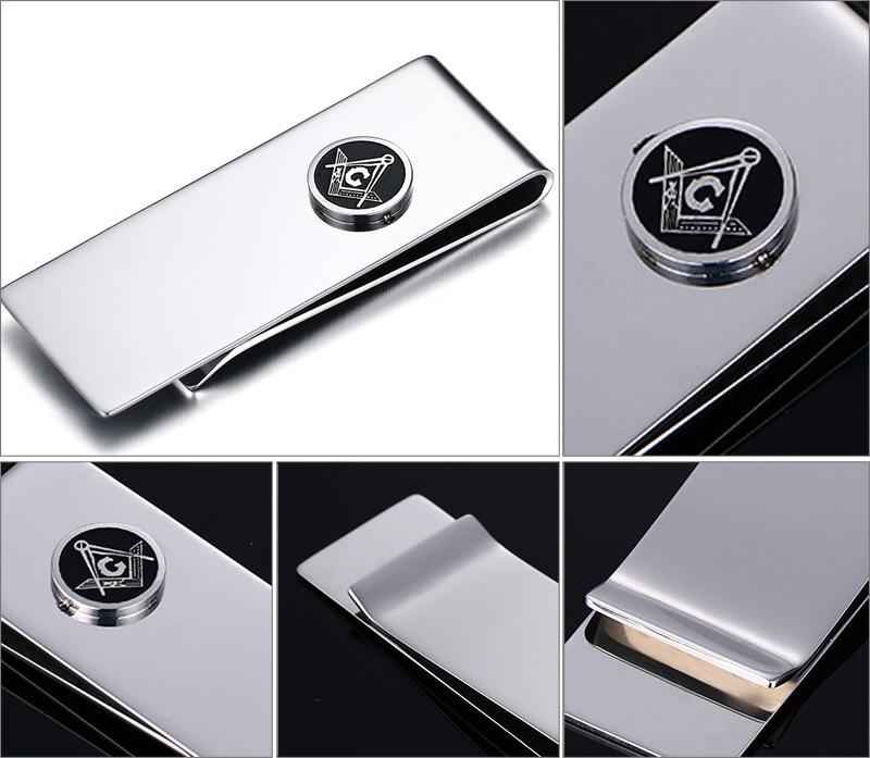 Master Mason Blue Lodge Money Clip - Metal 10pcs - Bricks Masons