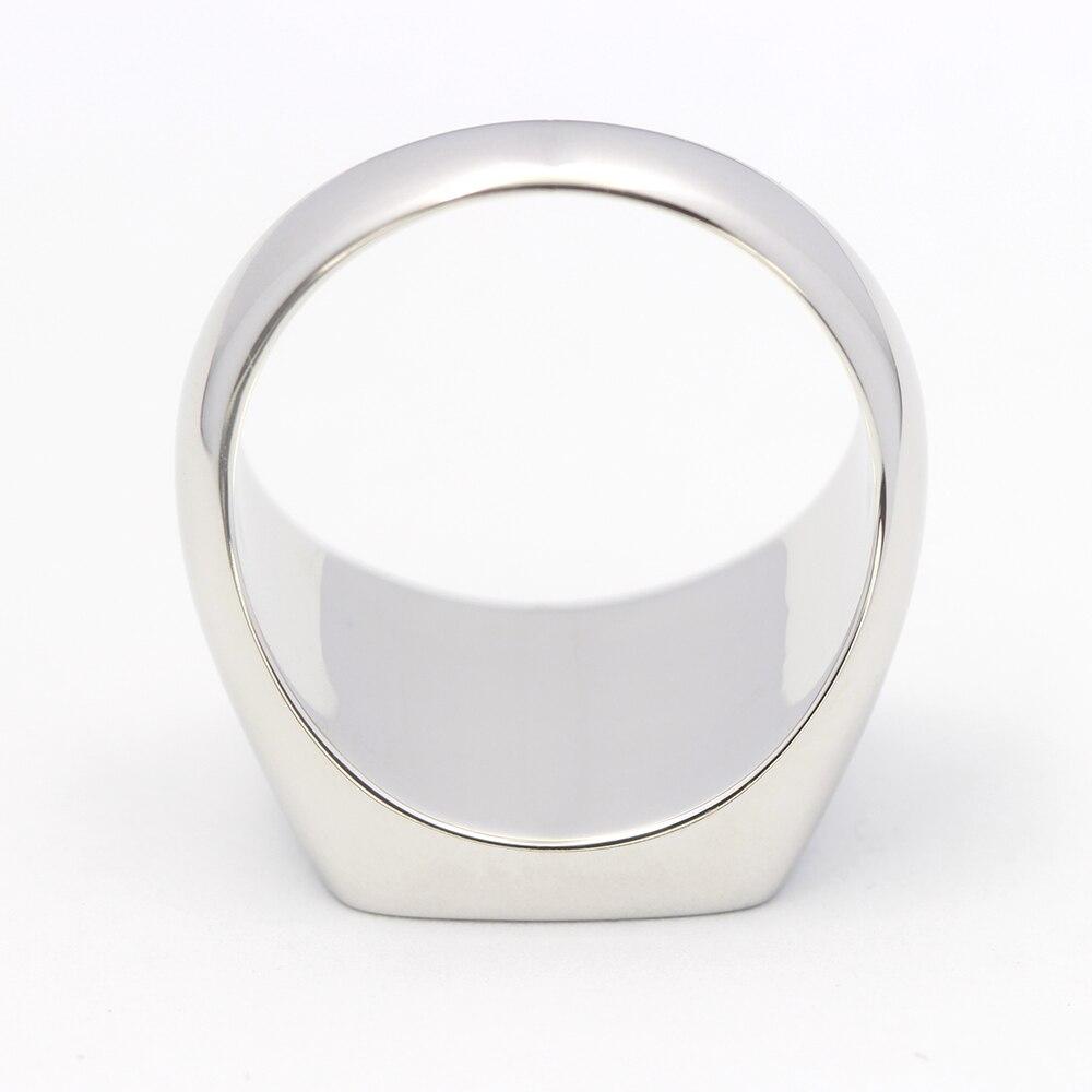 Master Mason Blue Lodge Ring - Signet Skull Square & Compass 925 Sterling Silver - Bricks Masons