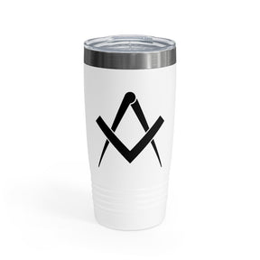 Master Mason Blue Lodge Ringneck Tumbler - Square & Compass 20oz - Bricks Masons