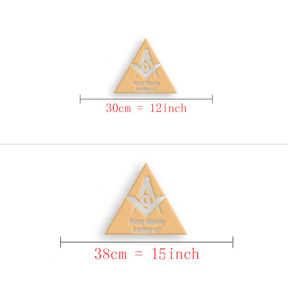 Master Mason Blue Lodge Wall Monograms - Various Sizes - Bricks Masons