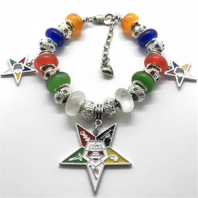 OES Bracelet - Enamel Handmade - Bricks Masons