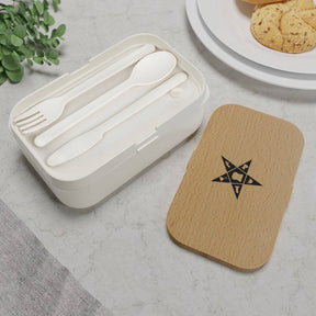 OES Lunch Box - Wooden Lid - Bricks Masons