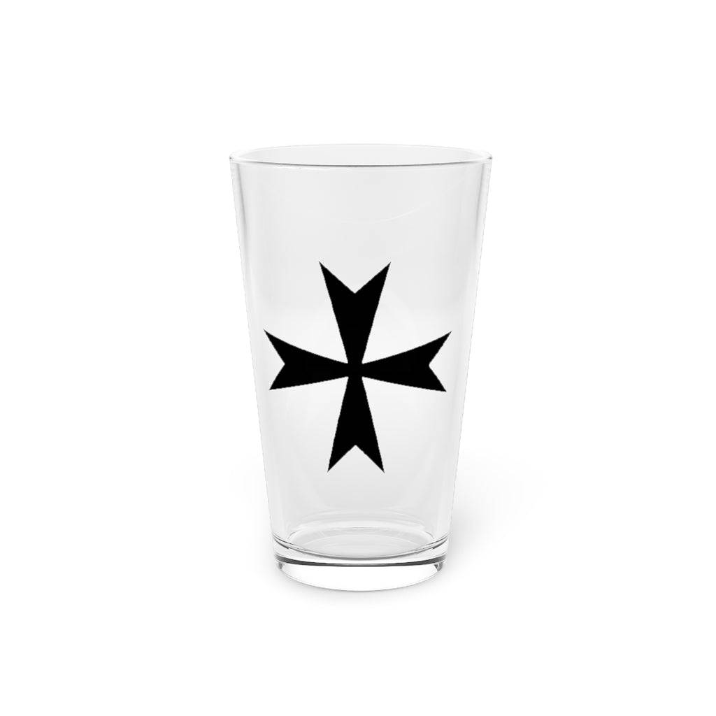 Order Of Malta Pint Glass - 16oz - Bricks Masons