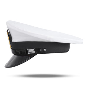 Past Commander Knights Templar Commandery Fatigue Cap - Red Cross With Black Chin Strap - Bricks Masons