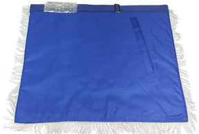 Past Master Blue Lodge Apron - Gold & Silver Bullion Hand Embroidery - Bricks Masons