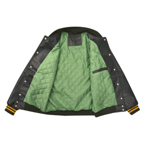 Past Master Blue Lodge California Regulation Jacket - Leather With Customizable Gold Embroidery - Bricks Masons