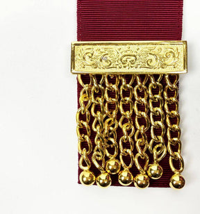 Principal English Royal Arch Apron - Red & Blue - Bricks Masons