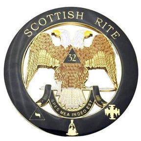 32nd Degree Scottish Rite Car Emblem - Zinc Alloy Medallion