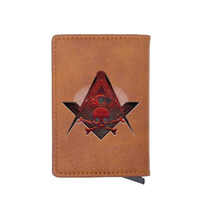 Widows Sons Wallet - Skull and Bones Card Holder Leather (4 colors)