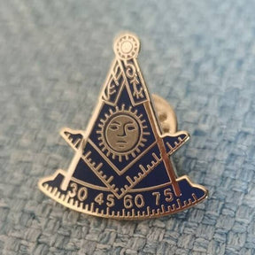 Past Master Blue Lodge Lapel Pin - AF AM