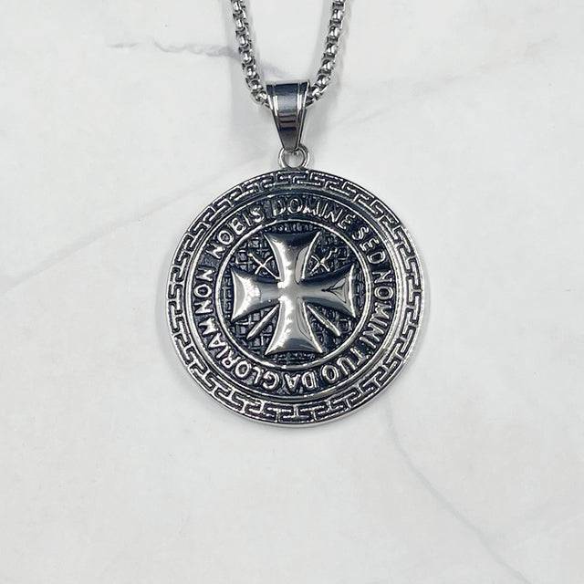 Knights Templar Commandery Necklace - Iron Cross