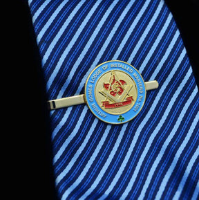 Master Mason Blue Lodge Tie Bar - Arthur Gomes Lodge Of Installed Masters N° 1001