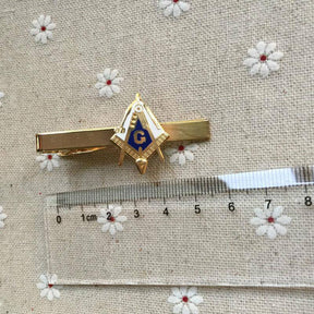 Master Mason Blue Lodge Tie Clip - Square and Compass