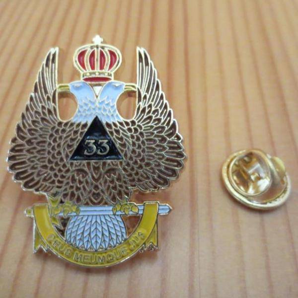 33rd Degree Scottish Rite Lapel Pin - Ancient and Accepted