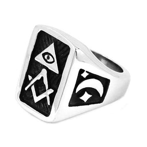 Fellowcraft Blue Lodge Ring - [Black & Blue]