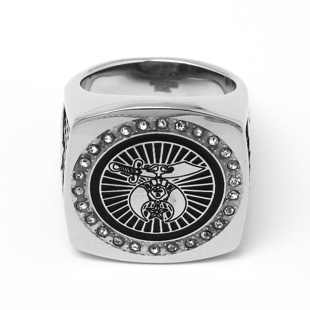 Shriners Ring - Silver Gold