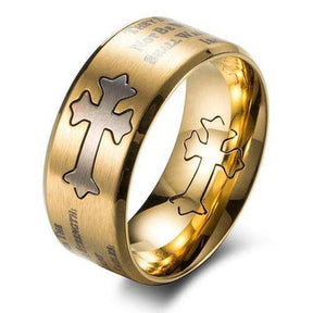 Knights Templar Commandery Ring - Black & Gold