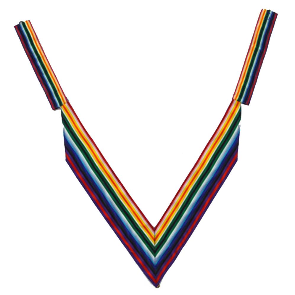 Provincial Royal Ark Mariner Collarette - Soft Fabric & Watermarked Pattern - Bricks Masons