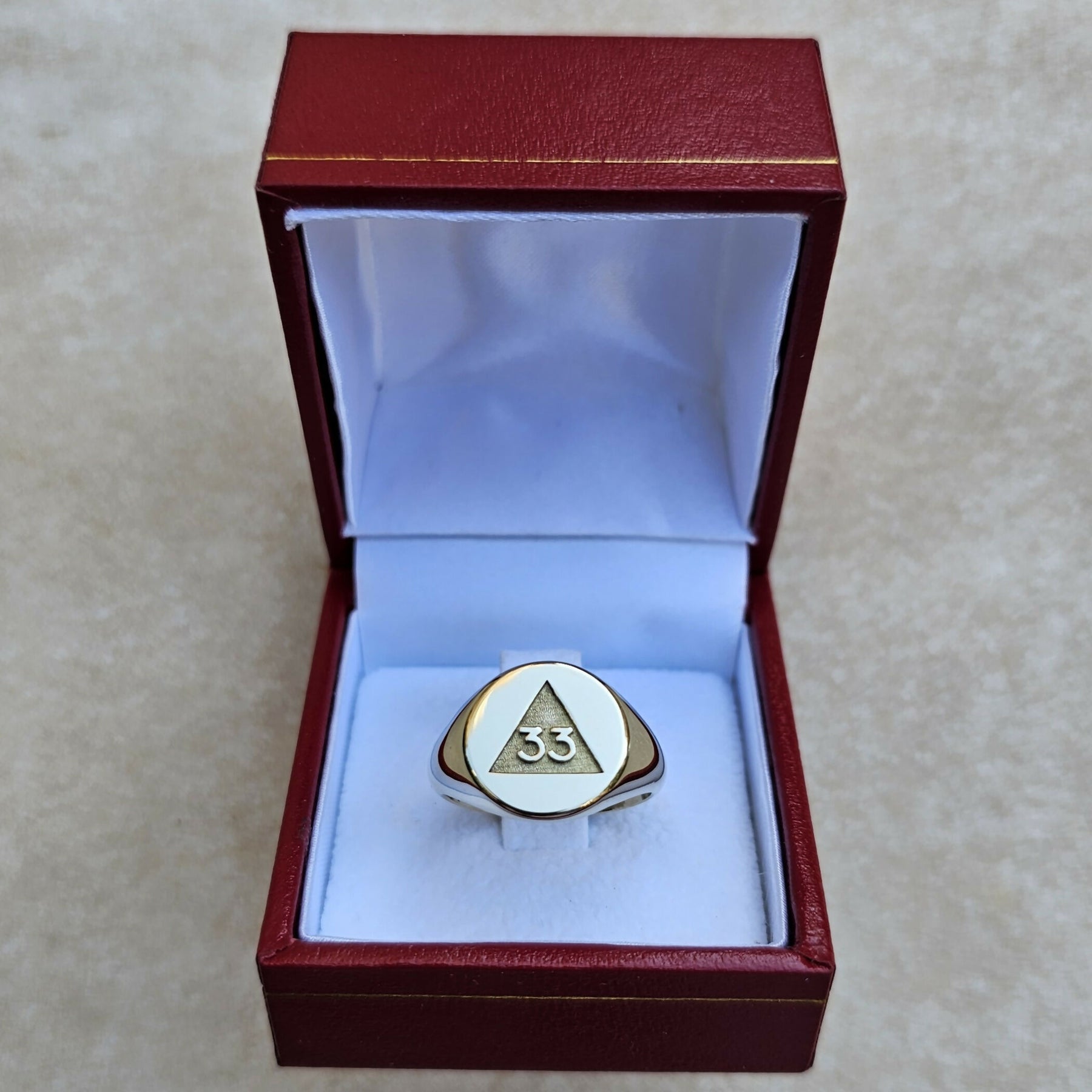 33rd Degree Scottish Rite Ring - 9K Gold