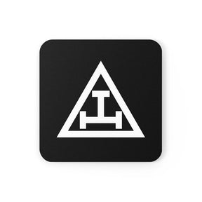 Royal Arch Chapter Coaster - Black & White - Bricks Masons