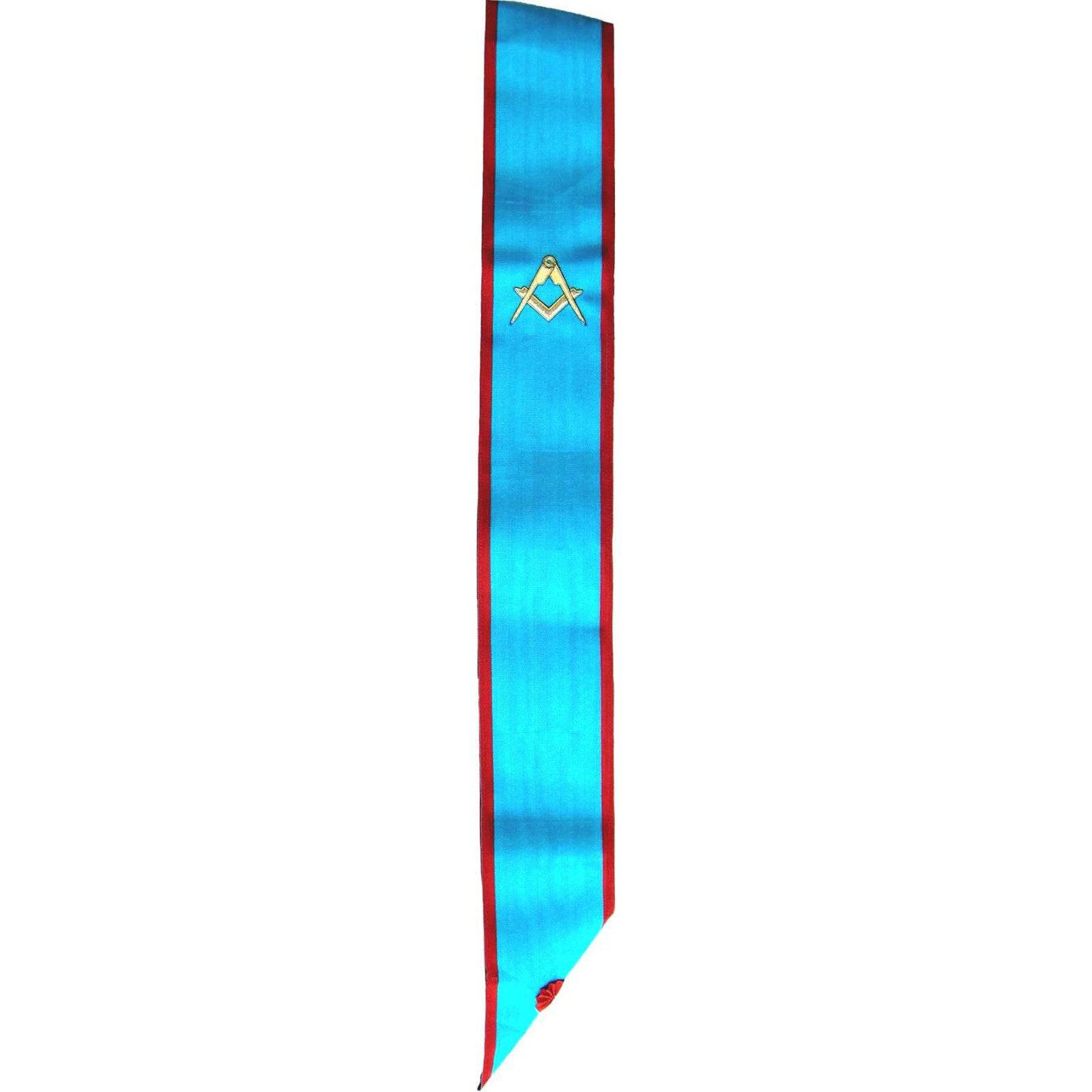 Master Mason Scottish Rite Sash - Turquoise Moire