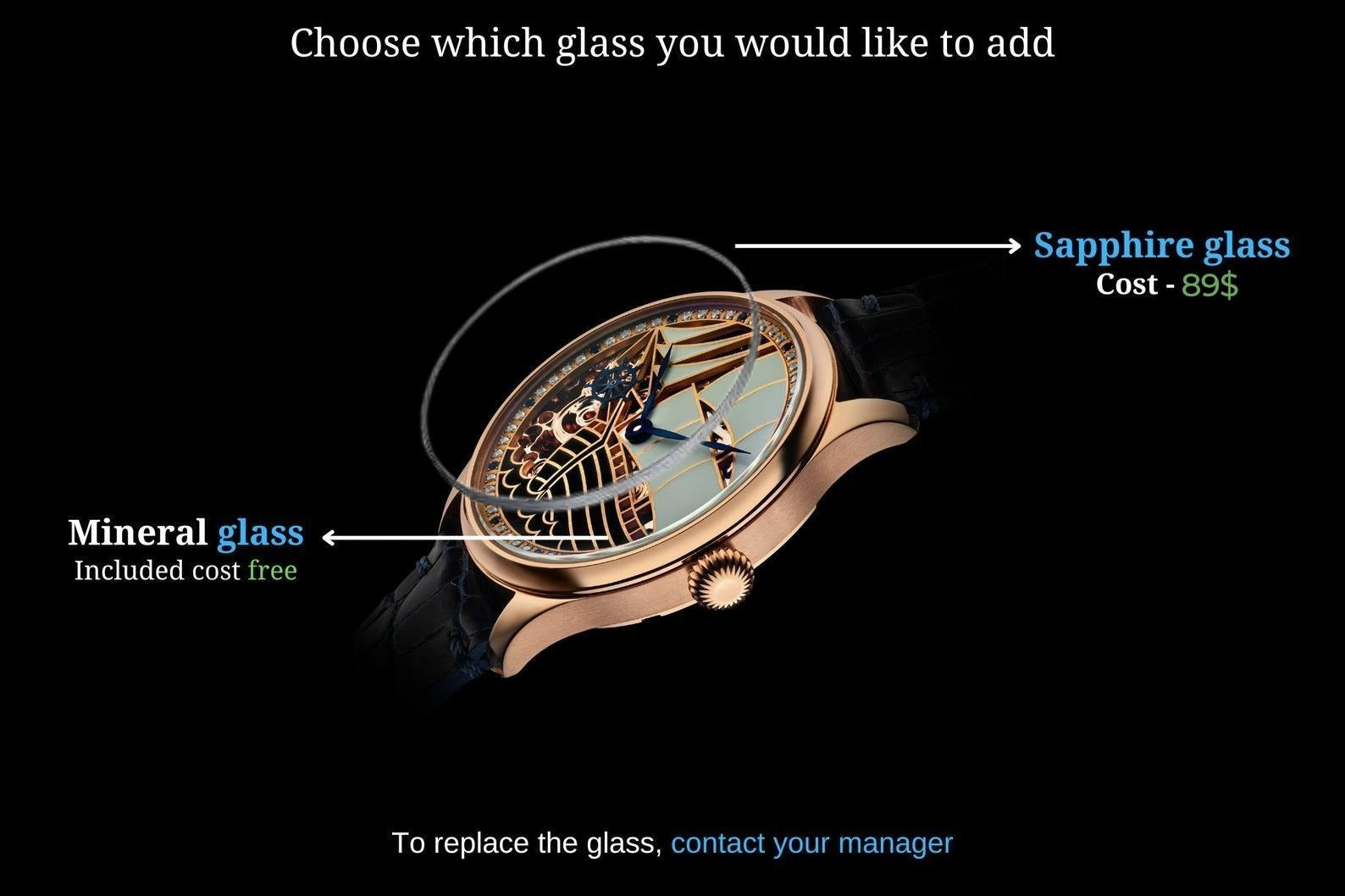 Master Mason Blue Lodge Wristwatch - Gold Skeleton Dial - Bricks Masons