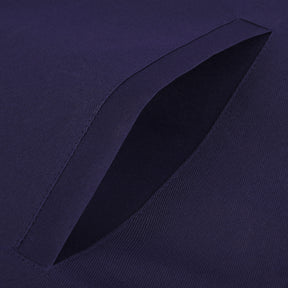 Worshipful Master Blue Lodge Officer Apron -  Navy Velvet With Silver Embroidery Thread - Bricks Masons