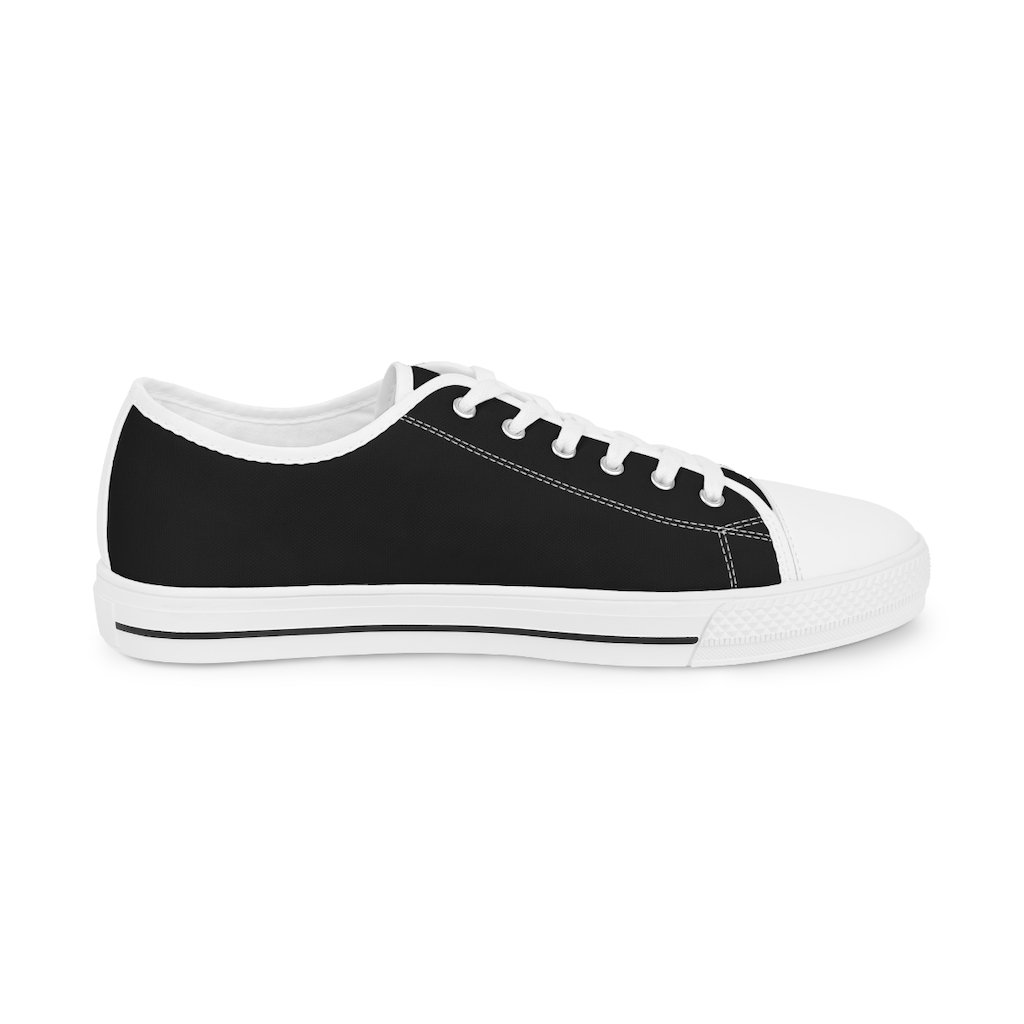 33rd Degree Scottish Rite Sneaker - Wings Down Low Top Black & White - Bricks Masons