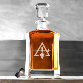 Council Decanter - 23 oz. Whiskey Glass - Bricks Masons