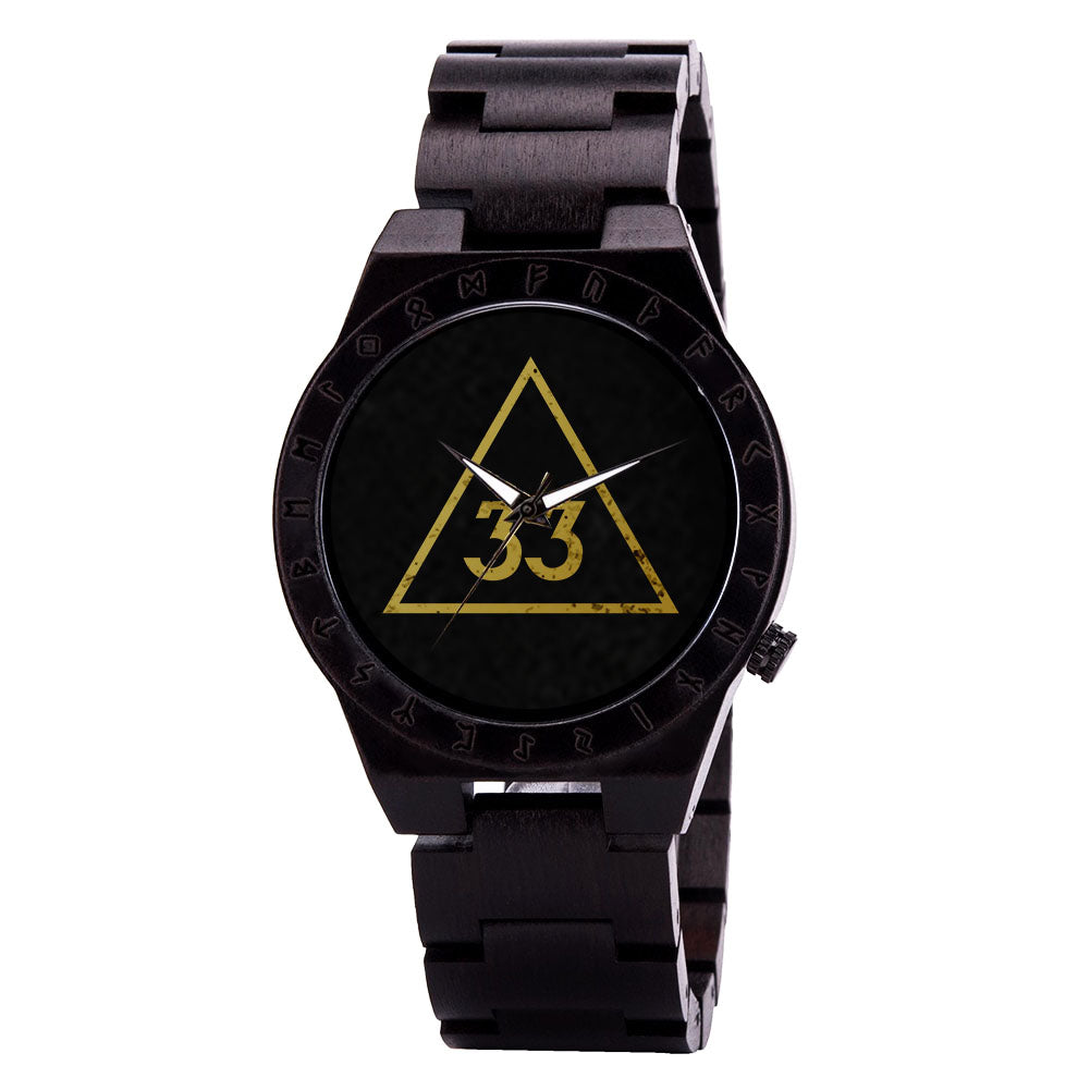 33rd Degree Scottish Rite Wristwatch  - Various Colors - Bricks Masons
