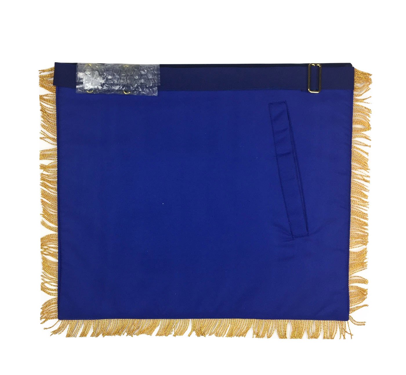 Past Master Blue Lodge Apron - Royal Navy with Gold Fringe - Bricks Masons