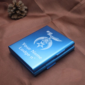 Shriners Cigarette Case - Various Colors - Bricks Masons