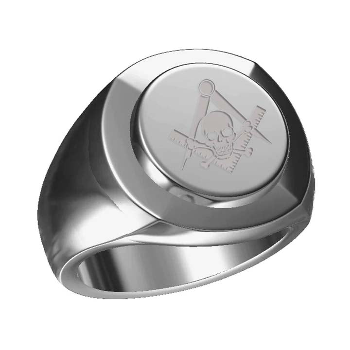 Widows Sons Ring - Sterling Silver - Bricks Masons