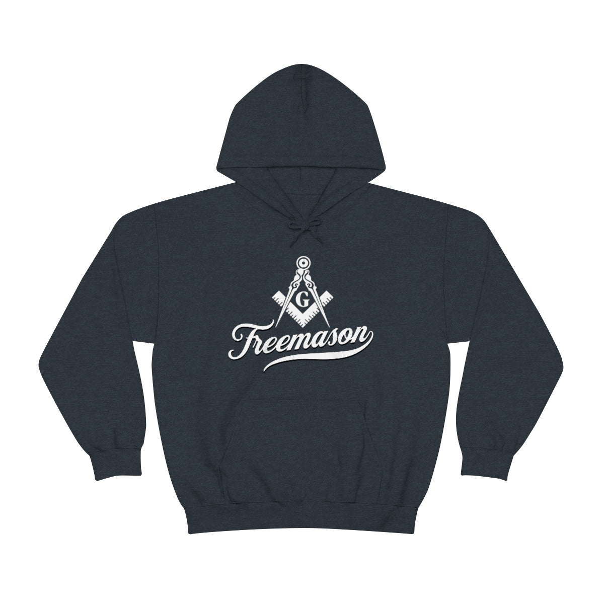 Master Mason Blue Lodge Hoodie - Square and Compass G Freemason - Bricks Masons