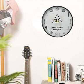 33rd Degree Scottish Rite Clock - Frame with LED - Bricks Masons