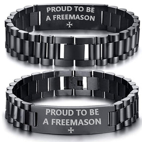 Order Of Malta Commandery Bracelet - Stainless Steel - Bricks Masons