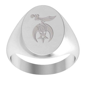 Shriners Ring - Sterling Silver - Bricks Masons