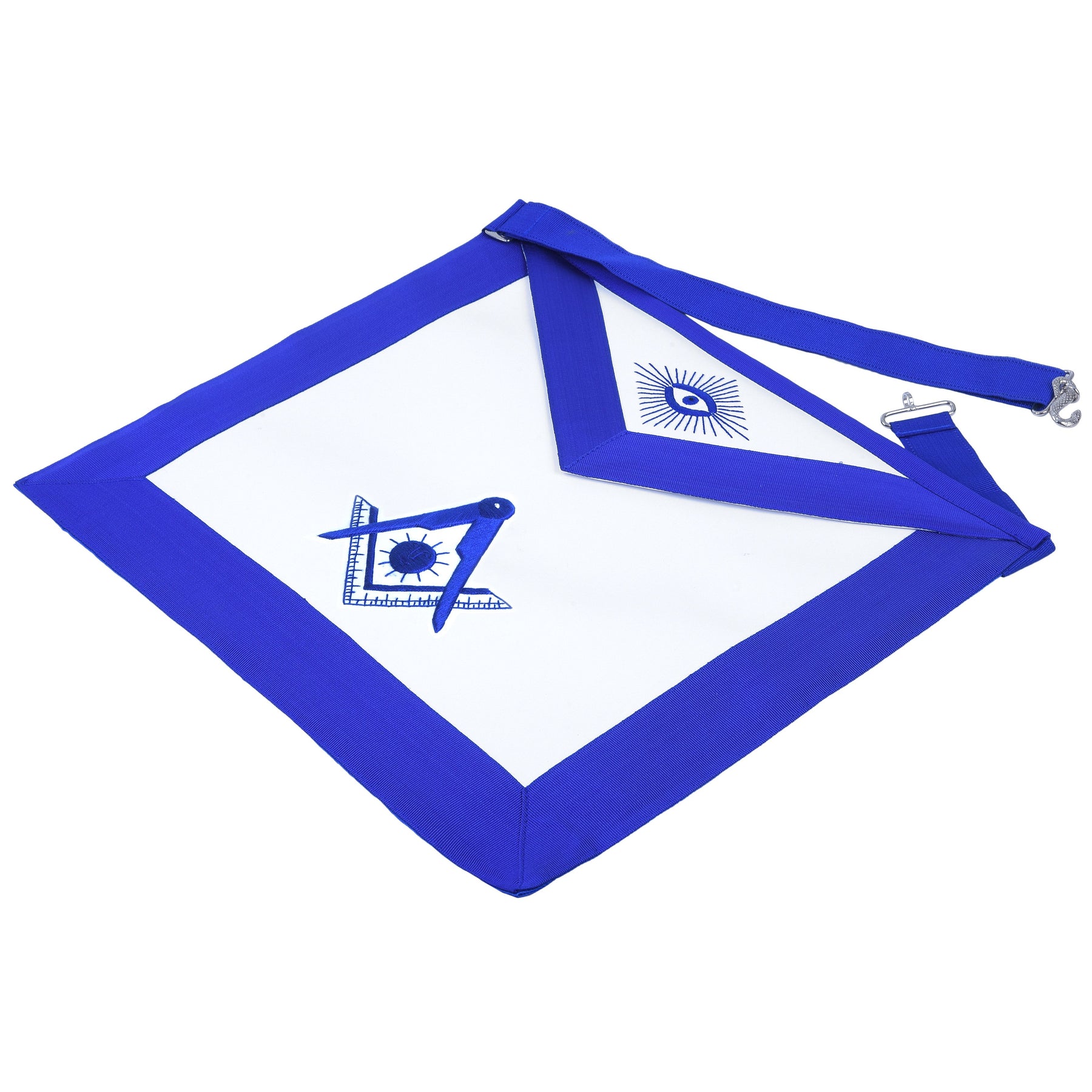 Senior Deacon Blue Lodge Officer Apron - Royal Blue - Bricks Masons