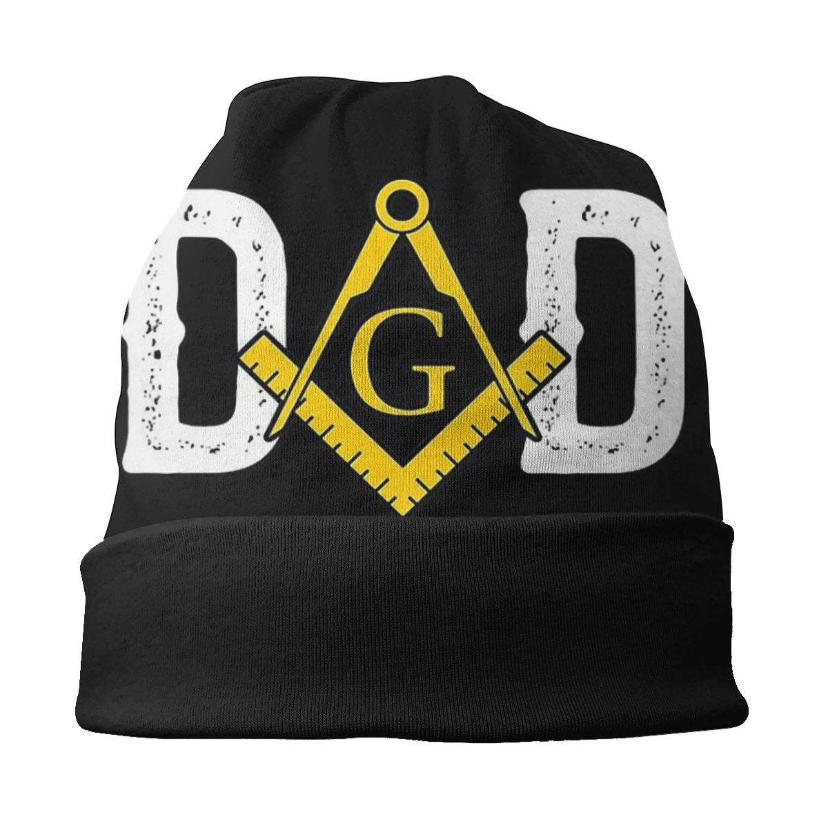 Master Mason Blue Lodge Beanie - Dad Masonic Knitted Hat - Bricks Masons