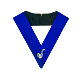 Senior Steward Blue Lodge Collar - Royal Blue - Bricks Masons