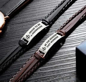 Council Bracelet - Black & Brown - Bricks Masons