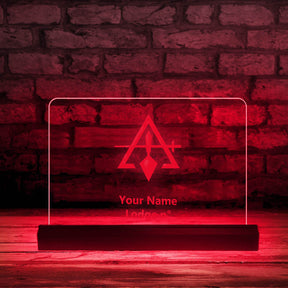 Council LED Sign - 3D Glowing light - Bricks Masons