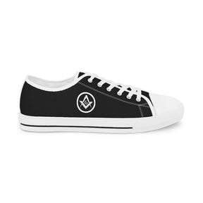 Master Mason Blue Lodge Sneaker - Black & White Low-Top - Bricks Masons