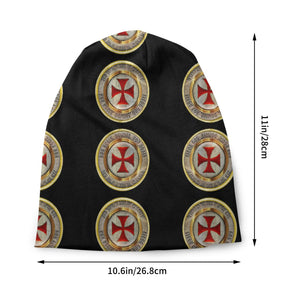 Knights Templar Commandery Beanie - Medieval Symbol - Bricks Masons