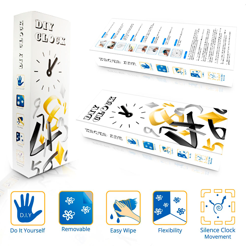 Master Mason Blue Lodge Clock - Frameless Design - Bricks Masons