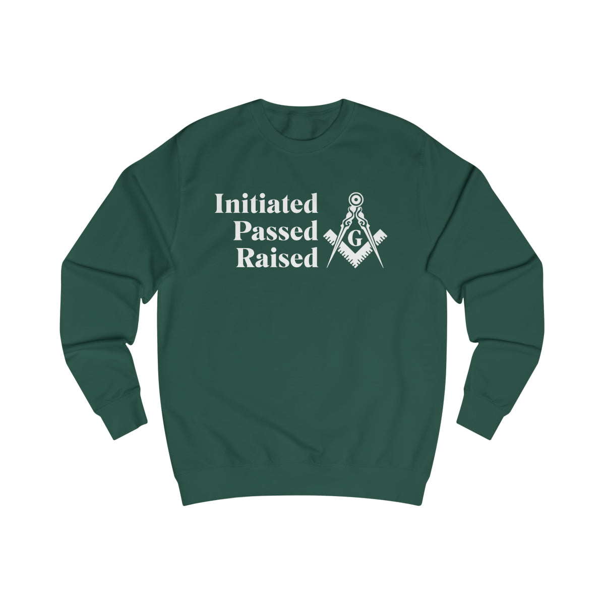 Master Mason Blue Lodge Sweatshirt - Initiated Passed Raised - Bricks Masons