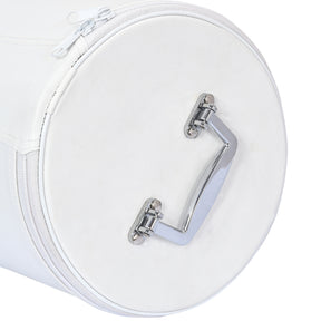 OES Fez Case - White Machine Embroidery Patch - Bricks Masons