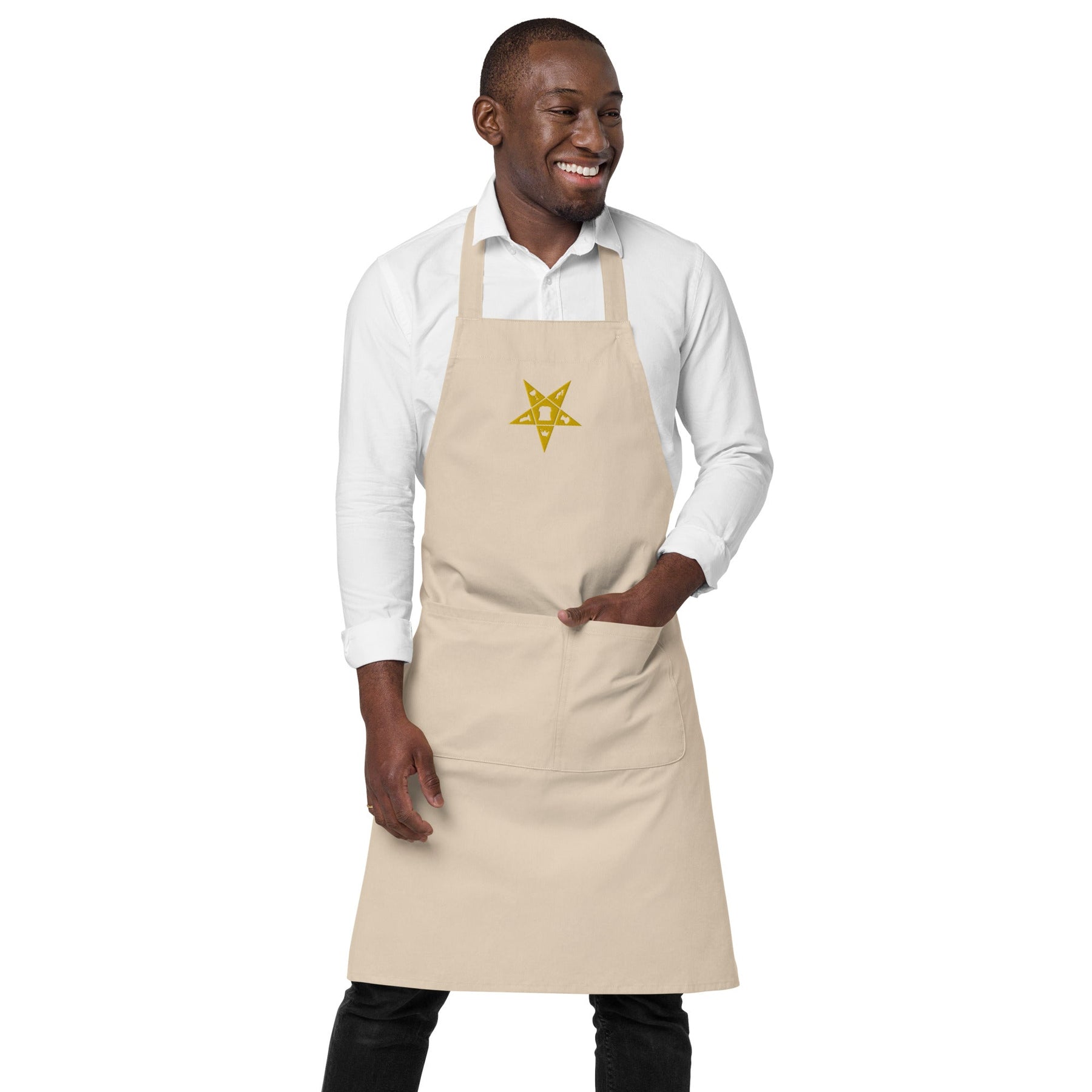 OES Kitchen Apron - Various Organic Cotton Colors - Bricks Masons