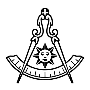 Past Master Blue Lodge California Regulation Bracelet - Steel & Leather - Bricks Masons