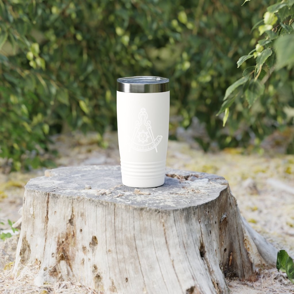 Past Master Blue Lodge California Regulation Ringneck Tumbler - 20oz Various Colors - Bricks Masons
